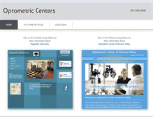 Tablet Screenshot of optocenters.com
